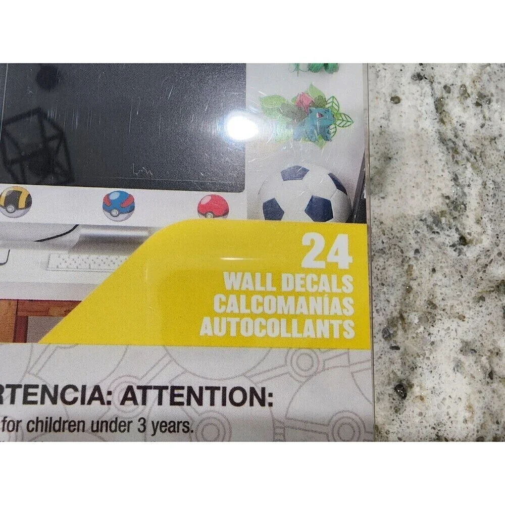 RMK2535SCS POKEMON ICONIC 24 Peel & Stick Wall Decals Kids Room Decor Stickers